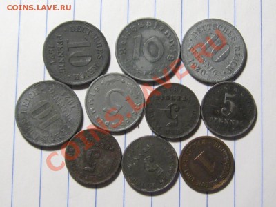 10 пф.5пф.1пф. Германия .Рейх.Империя.10 шт. - IMG_3442.JPG