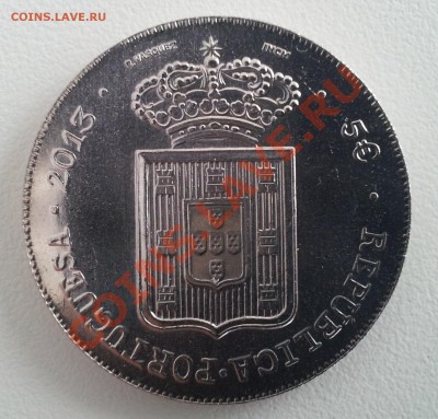 5 Euro Portugal Queen Mary II с номинала до 27.11.2013 22-00 - 5 Euro Portugal Queen Mary II - A  Degolada