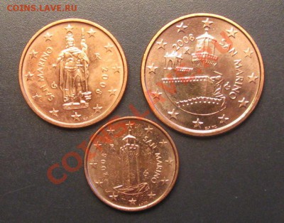 Сан-Марино 1,2,5-евроцентов 2008 UNC 26.11.13.в 22.00 - Изображение 128
