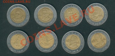 Мексика. Юбилейные 5 песо. Фиксированная цена - 100 рублей - Mexico2