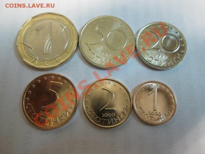 Болгария подборка 7 монет UNC!! до 28.11.13 до 22.00 - IMG_1905а