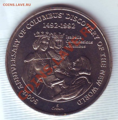 Теркс и Кайкос.5 Крон.1991.Путешествие Колумба. до 02.12 - 19910019.JPG