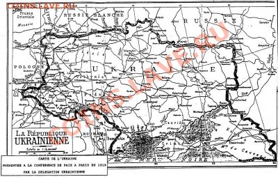 Ну а теперь про Украину - 800px-Carte_de_ukraine_1919
