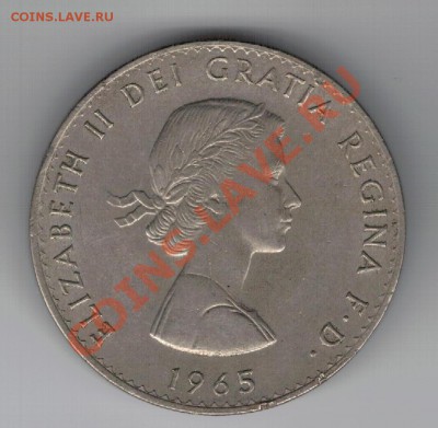 Великобритания крона 1965 Черчилль 02.12 в 22.00мск (5921) - 4-вел65