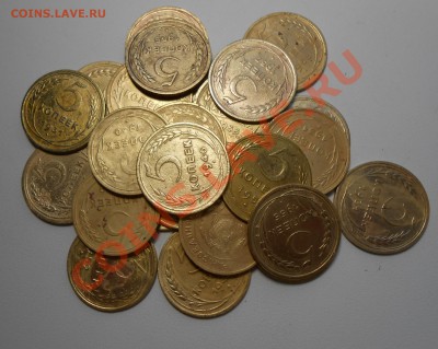 Пятаки раннего СССР 25 штук бюджетные с рубля. - DSCN2190_cr
