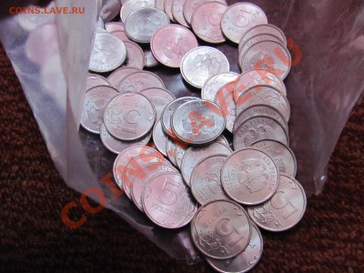 5р.2009сп UNC немагнит (50шт.)до 02.12 в 22-30 - 5р09сп