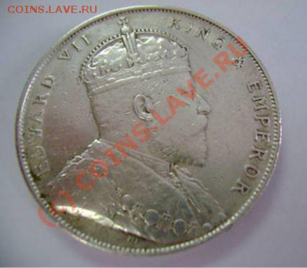 1 доллар! 1908  Серебро... Не США. - 962