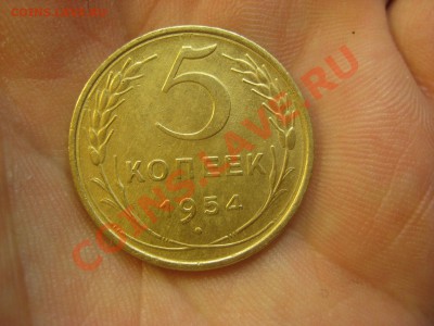 5 копеек 1954 ---------------- 1.12.13, в 22.10 - IMG_6152.JPG