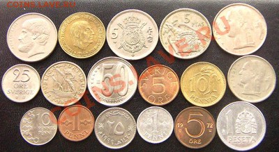 32 разные монеты (смотрите фото и описание). До 29.11_22.00м - 7001