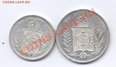 Бразилия 500 и 1000 рейс, серебро 1862 и 1867 гг - скан1 353