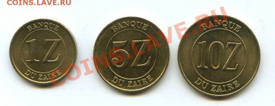 ЗАИР: 1, 5 и 10 заиров 1987-1988 UNC! - img019