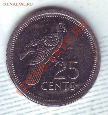 Сейшелы.25 Центов.2007.Попугай. до 05.12 - 20070053.JPG