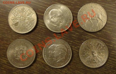 АНГЛИЯ - КРОНЫ 6 ШТУК разные ДЁШЕВО до 6.12, 22.00 - кроны общая - 1