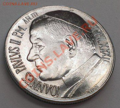 ВАТИКАН 100 ЛИР 1981 UNC до 4.12.13 22-00 МСК - 25