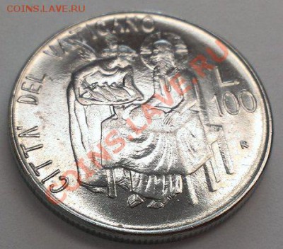 ВАТИКАН 100 ЛИР 1981 UNC до 4.12.13 22-00 МСК - 24