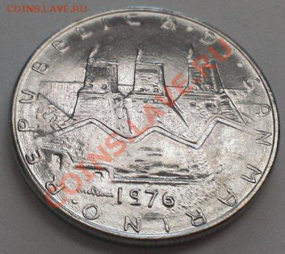 САН МАРИНО 100 ЛИР 1976 UNC до 4.12.13 22-00 МСК - 19