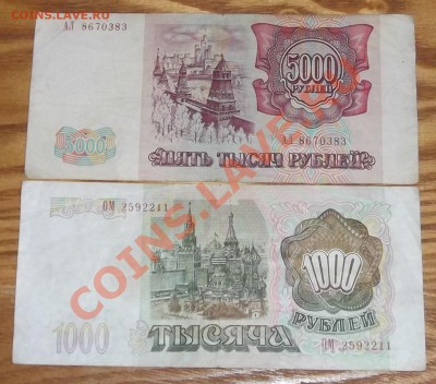 Боны России 1993г (1000,5000р) До 04.12.13 в 22-00 - 1993б.JPG