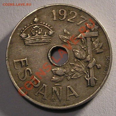 Испания, 25 Сентимос 1927 (03.12) - P1012745.JPG