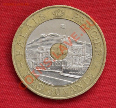 МОНАКО 20 франков 1997г. ТРИМЕТАЛЛ  до 8.12.13г.в 22-00 - IMG_9686.JPG