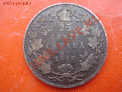 Канада: Ag-925 25 центов 1919 Георг 5 до 09.12.13, 22-00 - Канада 25 центов 1919-1.JPG
