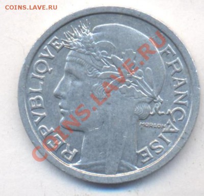 Франция 1 франк 1946 г. Состояние. 06.12.13 г. 22-00 МСК . - Франция 1 фр 1946 1
