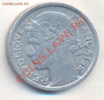 Франция 1 франк 1947 г. Состояние. 06.12.13 г. 22-00 МСК . - Франция 1 фр 1947 1