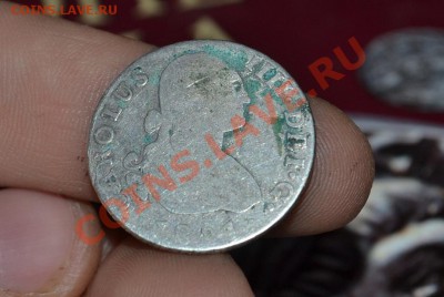 2 Реала 1801 Карл IV Испания.Серебро - CSC_0141.JPG