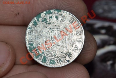 2 Реала 1801 Карл IV Испания.Серебро - CSC_0142 (2).JPG