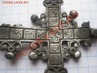 Крест серебрянный18в.(с утратами)остатки позолоты.до6.12.13. - Изображение 5107