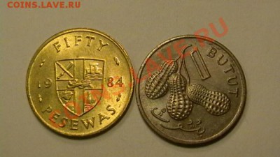 Гана, 5 песев, Гамбия 1 бутут - 2 монеты до 07.12. - IMGA0591.JPG