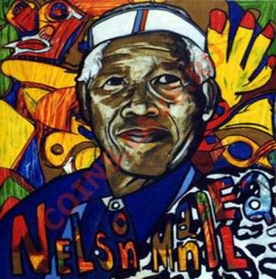 Нельсон Мандела - Nelson Mandela - Painting - Liam Yeates