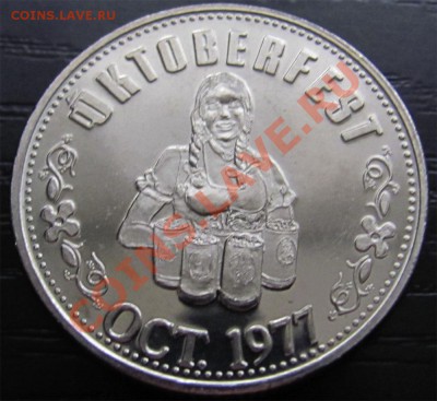 Z16 Канада торг. доллар Oktoberfest 1977 Doon 13.12 в 22°° - Z16 Canada Trade Dollar Octoberfest Doon_2