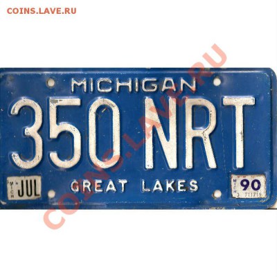 Собираю номерные знаки - michigan