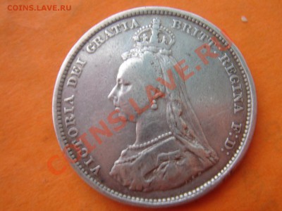 Великобритания: Ag-925 шиллинг 1887 Виктория до 12.12.13 22 - Шиллинг 1887-кр-2.JPG