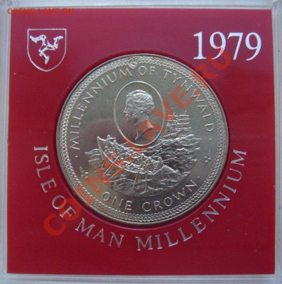 Мэн: Крона в коробке 1976 Парламент UNC до 12.12 22 - Крона Мэн 1976-3.JPG
