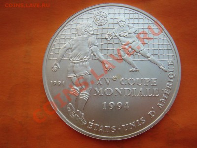 Конго: Ag-999 500 франков 1991 BUNC ФУТБОЛ ШАЙБА до 13.12 22 - Конго 1994-1.JPG