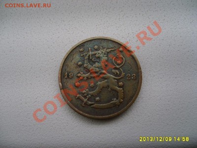 ФИНЛЯНДИЯ,10 PENNIA 1928г!до 10.12.2013 - S6000979.JPG