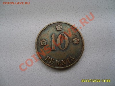 ФИНЛЯНДИЯ,10 PENNIA 1928г!до 10.12.2013 - S6000978.JPG