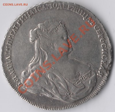 1 рубль 1738г. Без СПБ. R! Оценка. - 1738р с1