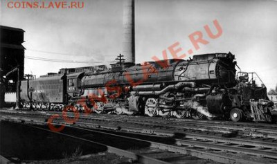 Паровозы на монетых - паровоз Big Boy 4014
