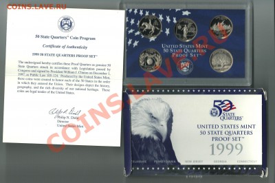 Продам монеты и наборы США, Израиль и др. пополняемая - 25с1999-1