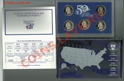 Продам монеты и наборы США, Израиль и др. пополняемая - 25с1999-2