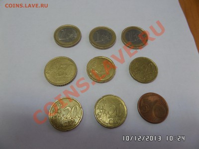 Евро монеты 4,35 курс ЦБ до 11.12.13 22:00 МСК - SAM_0597.JPG