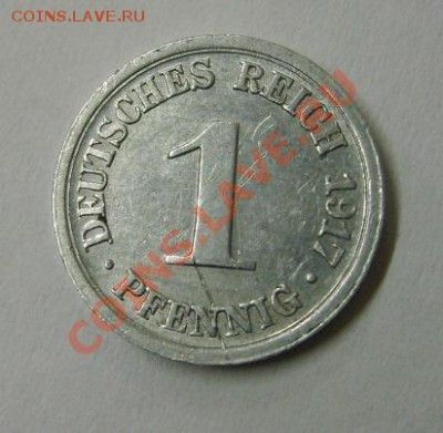 ГЕРМАНСКАЯ ИМПЕРИЯ,1 ПФЕННИГ 1917 D(АЛЮМИНИЙ)!!до 11.12.2013 - S6001067.JPG