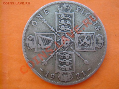 Великобритания: Ag-500 флорин 1921 Георг 5 до 16.12 22-0 - Флорин 1921-1.JPG