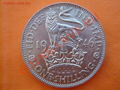 Великобритания: Ag-500 шиллинг 1946 Достойный! до 16.12 22- - Шиллинг 1946-1.JPG