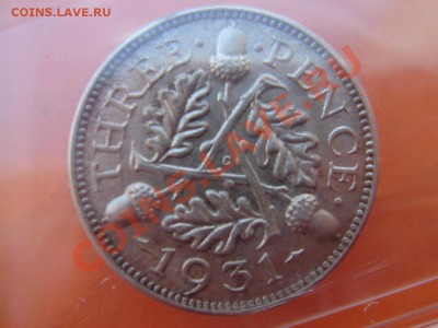Великобритания: Ag-500 3 пенсов 1931 Сертификат до 16.12 22- - 3 пенса 1931-сер-1.JPG
