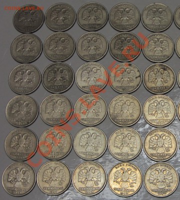 1 руб.1999 г. А.С.Пушкин+по 30 монет 1 руб. 1999 ММД и СПМД - 1 часть