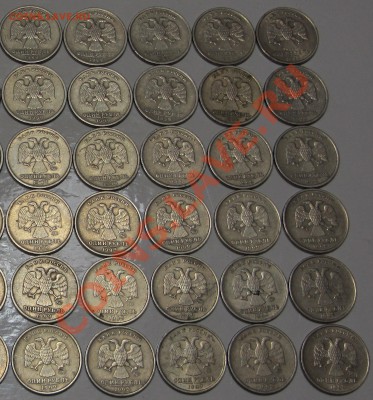 1 руб.1999 г. А.С.Пушкин+по 30 монет 1 руб. 1999 ММД и СПМД - 2 часть