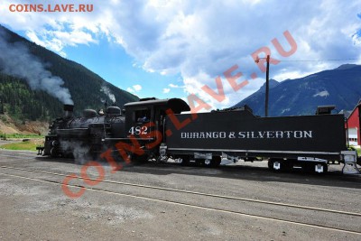 Паровозы на монетых - Durango__Silverton_railway__2